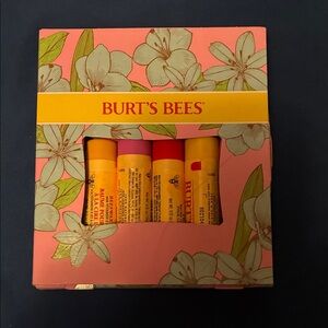 Burt's Bees Lip Balm Collection - Pink, Red, Yellow